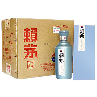 MOUTAI 茅台 赖茅酒系列 一代工酱 53%vol 酱香型白酒 500ml*6瓶 整箱装