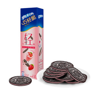 OREO 奥利奥 巧轻脆薄片夹心饼干 草莓酸奶味