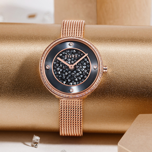 飞亚达 倾城系列 32毫米石英腕表 DL21002.PHPD