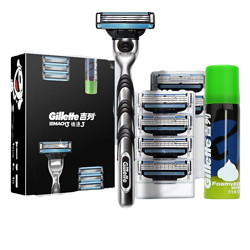 Gillette 吉列 锋速3经典套装（1刀架+7刀头+须泡50g）