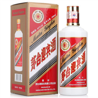 MOUTAI 茅台 茅台迎宾酒 43%vol 酱香型白酒 500ml*6瓶 整箱装