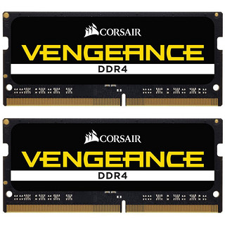 USCORSAIR 美商海盗船 复仇者系列 DDR4 2400MHz 笔记本内存 黑色 16GB 8GBx2