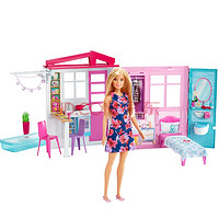 Barbie 芭比 过家家系列 FXG55 新闪亮度假屋