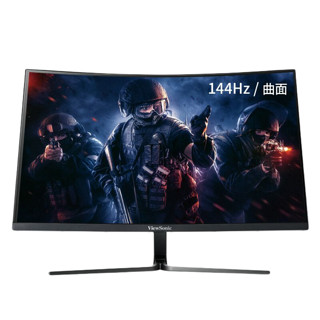 ViewSonic 优派 VX2758-C-mh-2 27英寸 VA 曲面 FreeSync 显示器(1920×1080、144Hz）