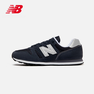 New Balance NB官方中性款373系列ML373CA2时尚经典复古休闲鞋（42.5、黑色 ML373CA2）