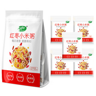 京东PLUS会员：十月稻田 每日香粥 红枣小米粥 独立包装（150g*5袋）750g *11件