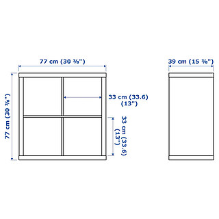 KALLAX卡莱克搁架单元-白色77x77厘米