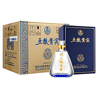 WULIANGYE 五粮液 五粮贵宾酒 蓝晶 52%vol 浓香型白酒 500ml*6瓶 整箱装