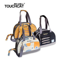 Touchdog它它宠物包猫狗包猫咪外出便捷包透气猫包包航空箱太空舱手提单肩背包斜挎 黄色TDCA0002A M