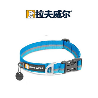 2020年2月新品美国RW拉夫威尔ruffwear 克拉格宠物反光项圈大中小型犬狗狗项圈 花岗岩灰 M