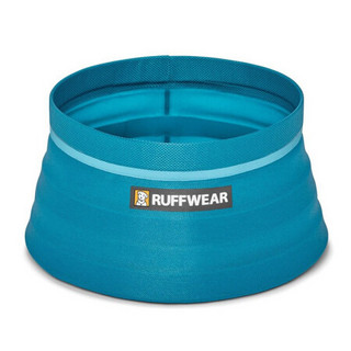 美国RW拉夫威尔ruffwear 宠物户外便携比威碗轻便可折叠防水狗碗狗猫食碗猫咪狗狗用品 泉水蓝 碗口直径：15cm 容积：1.8L