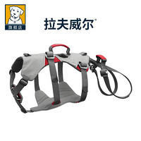 美国RW拉夫威尔ruffwear 宠物户外攀岩全身安全胸背 中大型犬泰迪金毛柯基法斗进口宠物用品 尼龙织带 阳极氧化铝卡扣 尼龙 XS 灰