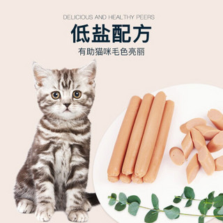 力狼 猫零食 成猫幼猫猫咪火腿肠500g 鱼肉味