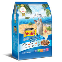 京东JOY定制款  喜跃(Friskies)成猫猫粮 海鲜味3.5kg 含三文鱼鲭鱼 虾 海带