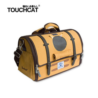 它它Touchdog猫包狗背包便携式双肩手提外出宠物包 橙色TD14GB0001A S-(42cm*29cm*18cm)