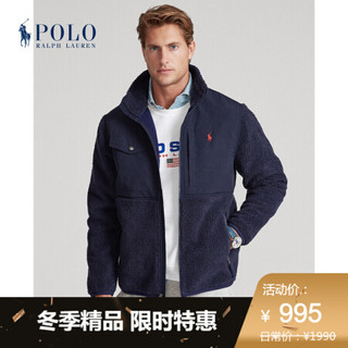 Ralph Lauren/拉夫劳伦男装 2020年冬季起绒布夹克13028 410-海军蓝 L