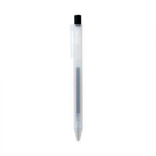 无印良品 MUJI 凝胶中性墨水圆珠笔·按压式 黑色 0.5mm