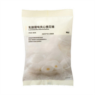 无印良品 MUJI 乳酸菌味夹心棉花糖 80g