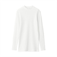 MUJI 无印良品 女士高领打底衫 FCD62C0A 米白色 M