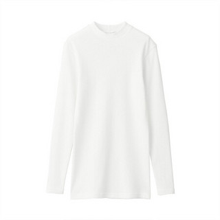 MUJI 无印良品 女士高领打底衫 FCD62C0A 米白色 M