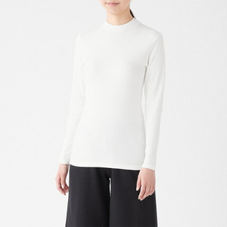 MUJI 无印良品 女士高领打底衫 FCD62C0A 米白色 M