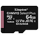 有券的上：Kingston 金士顿 SDCS2/64GBSP Micro-SD存储卡 64GB（UHS-I、V10、U1、A1）