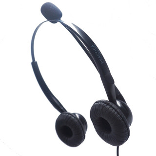 Plantronics 缤特力 SP8-PC 耳罩式头戴式有线耳机 黑色 3.5mm