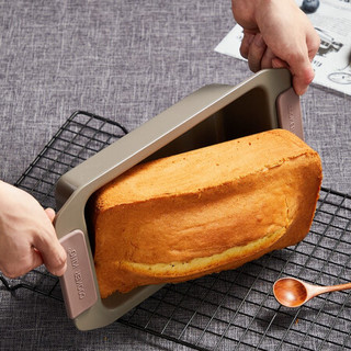 炊大皇 蛋糕模具 吐司面包模具带把手 不粘家用烘焙工具