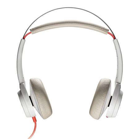 缤特力 Blackwire C7225 耳罩式头戴式主动降噪有线耳机 白色 USB口
