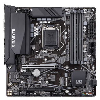 技嘉（GIGABYTE）B460/Z490电竞游戏主板+10代酷睿i5 10600KF CPU处理器 Z490M(耐久小板) +i5 10600KF（6核心12线程睿频4.8）