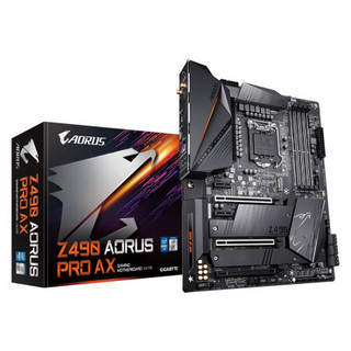 技嘉Z490 AORUS+i9 10900KF+RTX3080/3090游戏设计师主板CPU显卡套装 Z490 PRO AX+3080猎鹰 +英特尔i9 10900KF十核二十线程