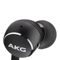 AKG 爱科技 Y100 WIRELESS 颈挂式无线蓝牙耳机 入耳式运动 手机游戏磁吸环境感知音乐耳机 居家学习办公 石墨黑