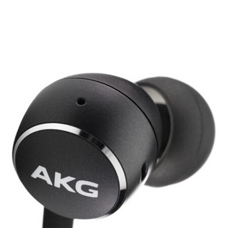AKG 爱科技 Y100 WIRELESS 入耳式颈挂式蓝牙耳机 石墨黑