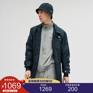 Champion2020秋冬新款男式大C拉链外套 黑色 XXL