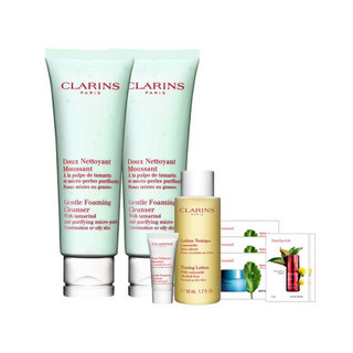 娇韵诗（CLARINS）洁面膏系列 平衡泡沫125ml*2惠选套组