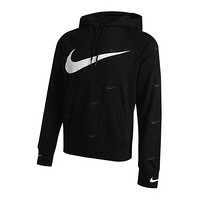 耐克NIKE 男子 连帽 卫衣 SWOOSH PO SBB HOODIE 帽衫 DA0111-010黑色XL码