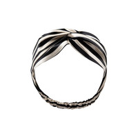 曼尼陀(MANITO)真丝发带 黑白条纹