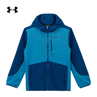 安德玛官方UA Swacket男童运动训练夹克Under Armour1361224 蓝色400 YM