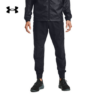 安德玛官方UA Project Rock强森男子运动长裤Under Armour1357202 黑色001 S