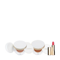 娇韵诗(CLARINS)轻润无瑕气垫粉底 105+107+水润丰盈唇膏 740