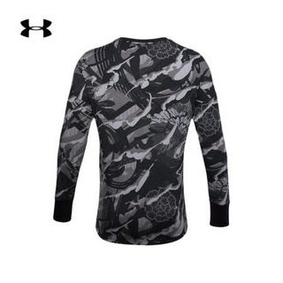 安德玛官方UA Futures男子运动篮球长袖T恤Under Armour1356874 黑色001 L