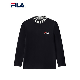 FILA 斐乐官方 男士编织衫2020冬季新款舒适时尚套头针织上衣男 传奇蓝-NV 170/92A/M