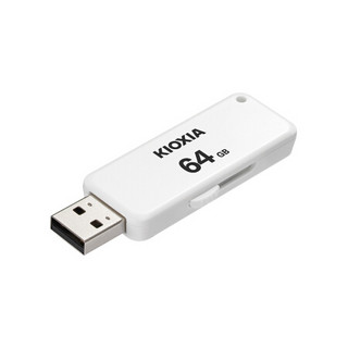 KIOXIA 铠侠 U203 随闪系列 USB2.0 U盘 白色 64GB USB-A