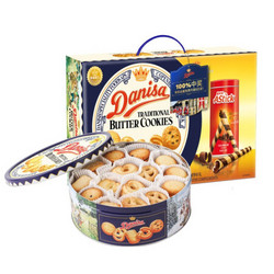 Danisa 皇冠丹麦曲奇 丹麦曲奇饼干750g礼盒印尼原装进口