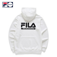 FILA FUSION × WM白山联名男子连帽卫衣 2020冬季新款卫衣潮 标准白-WT 175/96A/L