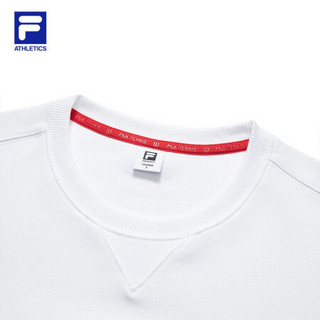 FILA X WILSON斐乐套头卫衣男子2020冬季新款运动套头衫基础 标准白-WT 180/100A/XL