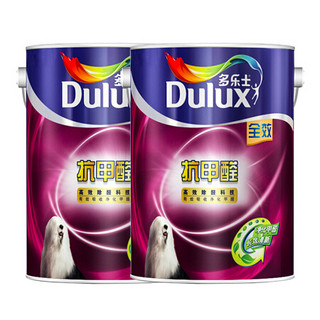 多乐士（Dulux）抗甲醛全效 内墙乳胶漆 油漆涂料 墙面漆A999两桶套装6L*2