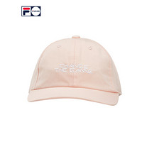 FILA FUSION 斐乐女子棒球帽 2020冬季新款简约时尚潮流棒球帽女 漫莉粉-PK XS