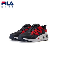 FILA KIDS 斐乐儿童中大童复古跑鞋休闲2020年秋季冬季新款官方 传奇蓝/火红-NR 40码/内长25.0cm