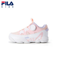 FILA KIDS 儿童小童男童运动球鞋2020年秋冬新款休闲运动鞋 嫩玫粉/斐乐白-PK-女 31码/内长19.5cm